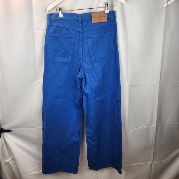 Marni x Uniqlo bright blue jeans size 28 in EUC - Picture 8 of 11